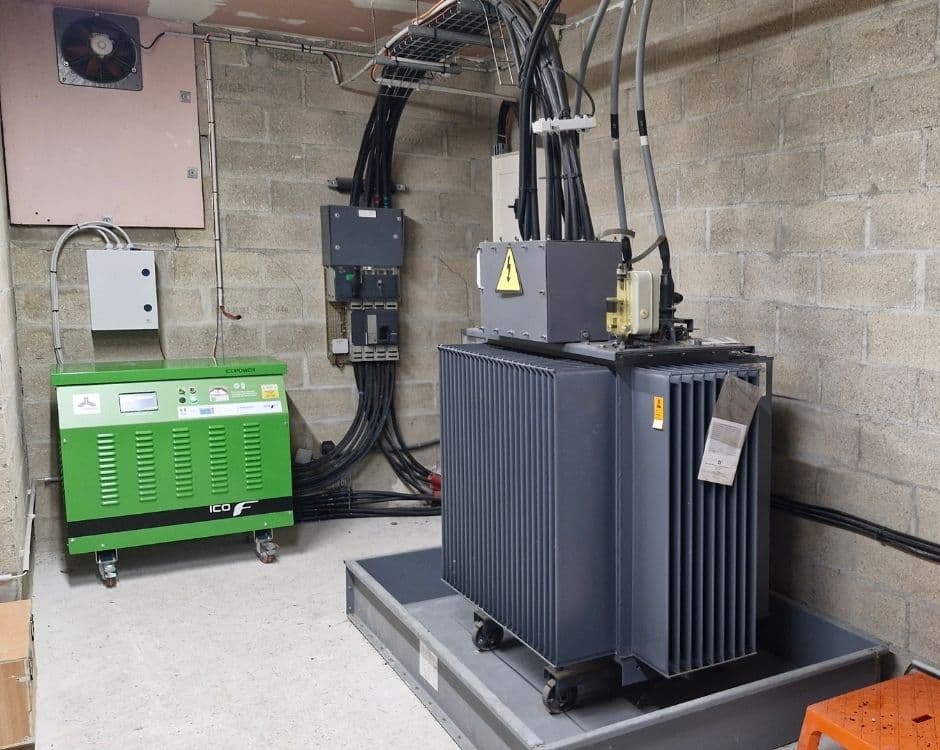 Installation crew at a completed Icopower deployment