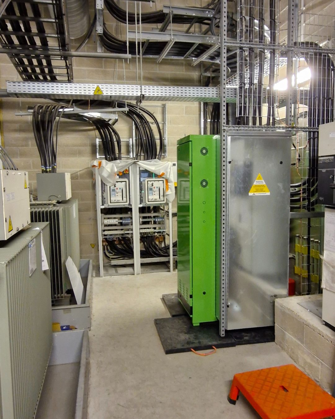 ICOPower installation in electrical room